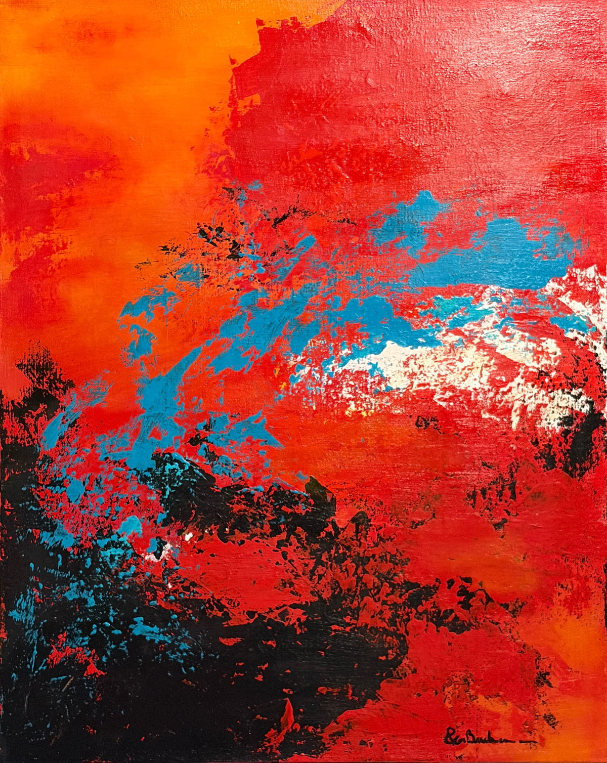 Earth, Wind and Fire (24" x 30")